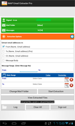 IMAP Email Extractor Android App